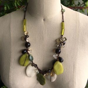 Nakamol- Stone and glass beaded Necklace